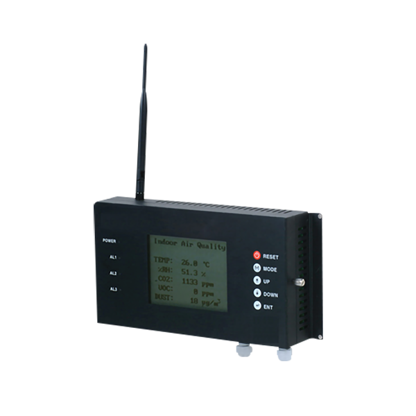KIAQ-700 無線傳輸-室內空氣品質偵測器(VOC,粉塵,溫濕,CO2)